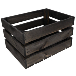 Must puust kast 40 x 30 x 23 cm Puidust kast vintage stiilis, Shabby Creative Deco