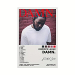 Kendrick Lamar Damn Albumi Kate Plakat - Raamimata L&otilde;uend Seinakunst