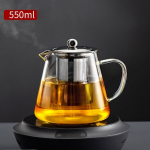 Mitmek&uuml;lgne Kestlik Kuumakindel Klaas Teekann Roostevaba Teras Infusiooniga, 450 ml