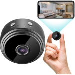 Mini Spy Camera Wireless HD 1080P Spy WiFi valvekaamera &ouml;&ouml;n&auml;gemise ja detektoriga, juhtmevaba beebi turvavalve videokaamera peidetud sise-/v&auml;liskaamera