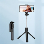 Selfie Kark Telestatiiv 360-Kraadi P&ouml;&ouml;rlemine Kaasaskantav Stabilisaator., Juoda