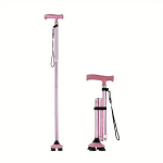 &Uuml;ksik Neljajalgne Vanurite Kokkupandav Kark, Neljaosalise Alumiiniumisulamiga Libisemiskindel Kepp., Rose Golden