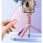 Selfie Kleep ja Telefoni Statiiv Kaasaskantav Valgustus, Kaugjuhtimisega Reisi Statiiv.