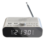 Fm-kellaraadio Bluetoothi voogedastusega Play LED-ekraaniga &auml;ratuskell 1500mah Hi-Fi k&otilde;lar koos Woo-ga