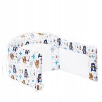 Lastevoodi kaitse Hobby Kids Teddy bear and fox, 170x38 cm