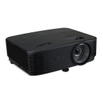 Acer PD2327W Must DLP Videoprojector - WXGA 1280 x 800, Acer Bluelight Shield - Acer ColorSafe II, 3200 luumenit - 20 000:1, 1 HDMI 1.4