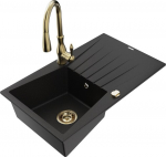 Graniidist k&ouml;&ouml;givalamu Mexen Cesar koos segisti ja sifooniga, Black+Gold