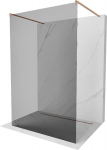 Walk-in du&scaron;isein Mexen Kioto, Brushed copper, grafiit klaas, 120 x 200 cm