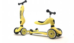 T&otilde;ukeratas - kolmerattaline Scoot & Ride 2in1, kollane