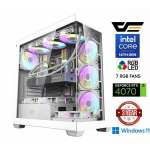 MDATA GAMING Core i7-14700F 64GB 1TB SSD 2TB HDD RTX 4070 12GB Windows 11 Home