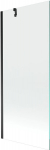 Vonios sienelė Mexen Next I, Black/Transparent, 50,60,70,80,90,100x150 cm-80 cm