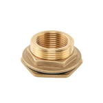 &Uuml;hendus sisekeere 1/2" &ndash; v&auml;liskeere 3/4" koos 3/4" sisekeermega mutriga ja tihendiga Bradas, messing