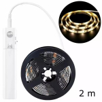 2m LED strip kple ʋuʋu sensor nye ŋusẽ to 4xAAA batriwo