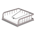 Metallist salvr&auml;tikute karp klambriga Berlinger Haus Taupe