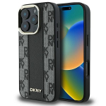 DKNY DKHMP16XPCPVSLK iPhone 16 Pro Max 6.9" czarny|black hardcase Checkered Pattern Magsafe