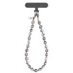UNIQ Coehl Candy Gem Handstrap  uniwersalny sznurek do telefonu na rękę srebrny|silver sparkling