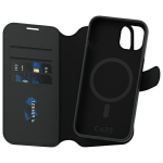 CARE by PanzerGlass Feature Tango 2in1 Wallet iPhone 15 6.1" MagSafe czarny|black 1159