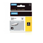DYMO Rhino Termotoru 12mm x 1.5m must valgel (18055) -