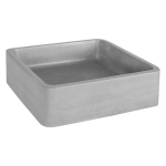 Kandiline valamu 40 x 40 x 12 cm, helehall