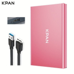 USB pulk KPAN USB 3.0 V&auml;line K&otilde;vaketas 2TB 500G 1TB USB M&auml;luseade 750Gb., Rožinis