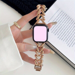 Nutikell Sobib Apple Watchile uus metallist kellarihm 38/40/41/42/44/45MM., Rose Golden