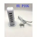 USB Porti Laualaadija 5 Porti 5V4A Mini Kasulik Kaasaskantav., Baltas
