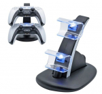 Happy People PS5 laadimisjaam &ndash; laadija kontroller / m&auml;ngukontroller Playstation must