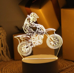 3D LAMP, MOOTORRATTU KUJU