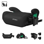 Tulano Cabby 35 black i-Size istmek&otilde;rgendus ISOFIX-i ja v&ouml;&ouml;suunajaga, 125-150 cm