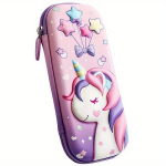Armas 3D EVA &Uuml;kssarvik Pliiatsikarp, Suur Mahutavus Kooli Tarbed., Mažas rožinis triu&scaron;is