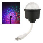 （USB lavavalgusti）RGB Magic Ball Stage Light LED Laserprojektor Lambi heli Aktiveeritud P&ouml;&ouml;rlev Disco Party Strobe Mini Home KTV dekoratiivlamp &ouml;&ouml;valgus, (USB scenos &scaron;viesa)