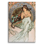 L&otilde;uendmaal Les Arts: La Musique - reproduktsioon Alphonse Mucha 80x120