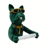 Vaikseinu Prantsuse Buldog WC-Paberihoidja Seinale Kinnitatav