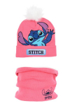 M&uuml;ts ja sall lastele Lilo & Stitch, roosa