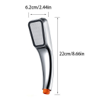 1tk &Uuml;lelaadimisega Du&scaron;iotsik, Vannitoa Du&scaron;&scaron;ipihusti Otsik. , Juoda