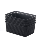 4/6tk Plastist Kootud S&auml;ilituskastid, Korraldaja Koridorisse , Juoda