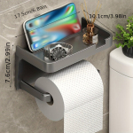 Lihtne Paigaldada Ilma Puurimis Tualettpaberihoidja Telefonialusega.