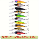 10tk/60tk Kalap&uuml;&uuml;gi Lant Komplekt, Mini Minnow Korgitsaak Landid , 10 vnt-A