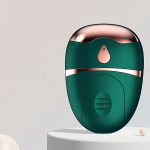 Kaasaskantav N&auml;omass&ouml;&ouml;r, USB Laetav Silmakreem Masseerija , Žalia
