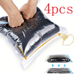 Ruumi kokkuhoidvad reisikottide tihenduskotid - ilma tolmuimeja v&otilde;i pumbata. , 4vnt