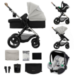 Universaalne jalutusk&auml;ru Kinderkraft Moov 2 XL Air, moonlight grey