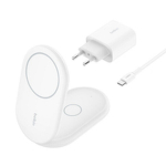 Juhtmevaba laadija - BELKIN - BoostCharge - 15 W Qi2 - MagSafe &uuml;hilduv - 2-&uuml;hes kokkupandav