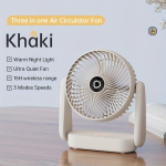 Lauaventilaator USB, chaki