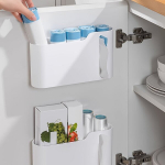 1tk Plastikust Kotihoidja, Seinapaigaldusega Pr&uuml;gikotid Hoidik.