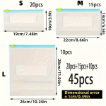 toidu hoiukotid, S+M+L-45PCS