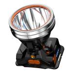 Taskulamp, LED-esilaterna taskulamp neljatuumaline v&auml;listingimustes kasutatav laetav ere esituli matkajahil ja kalap&uuml;&uuml;giks, valge tuli