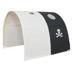 Vooditunnel, laste vooditelk, 90x70x100 cm, must