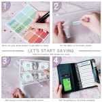 Kalendrid, m&auml;rkmikud, t&otilde;mblukuga taskutega A6 eelarvek&ouml;itja &ndash; &uuml;lim sularahakorraldaja ja isiklik rahanduse planeerija, hall