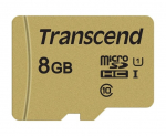 TRANSCEND GOLD 500S MICROSD W/ADP (V30) R95/W60 8GB