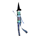 Aiakaunistused, Halloweeni pealuu tuulesokkide kaunistused, Halloweeni dekoratiivsed tuled pealuu luustiku laternad, v&auml;rv - must pealuu hammas